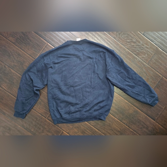 Creede Colorado Navy Mens Pullover Sweater Medium - Picture 7 of 8